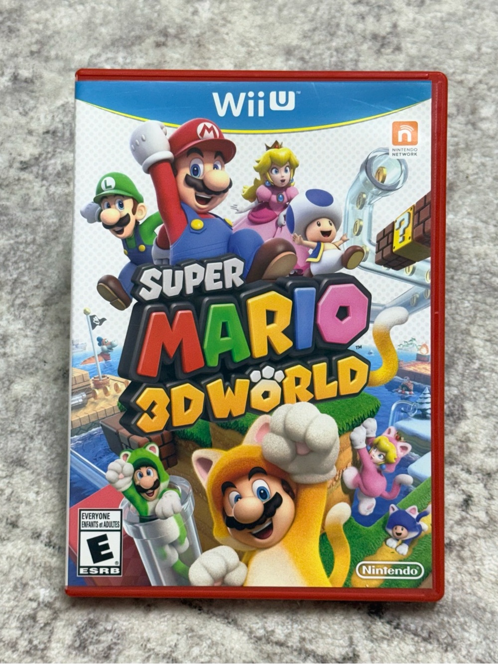 Nintendo Super Mario 3D World (Wii U) – Red Case